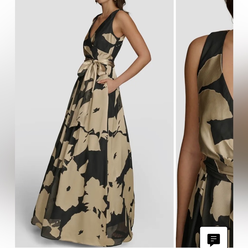 Donna Karan New York Faux Wrap Ballgown
Size 12 (altered)